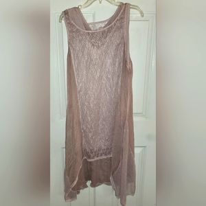 Simply Couture Rose chemise lace dress SZ 1XL
